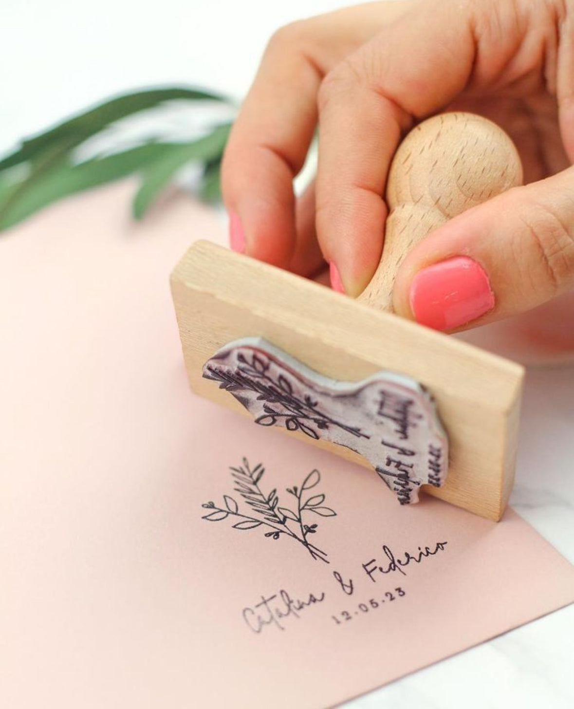 Sello de goma para tinta