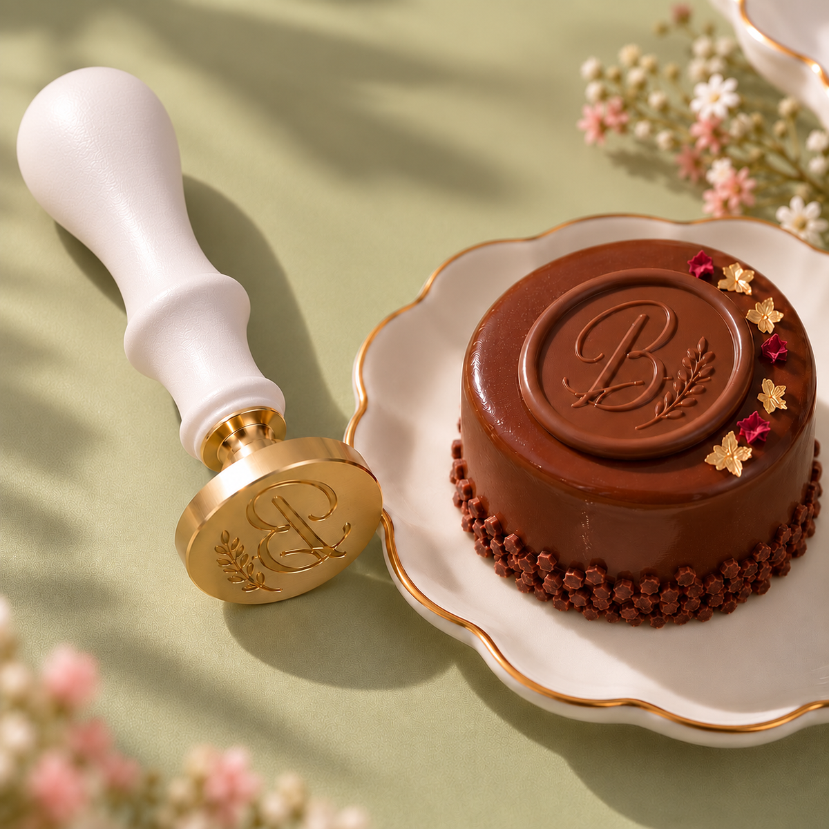 Sello para chocolate personalizado