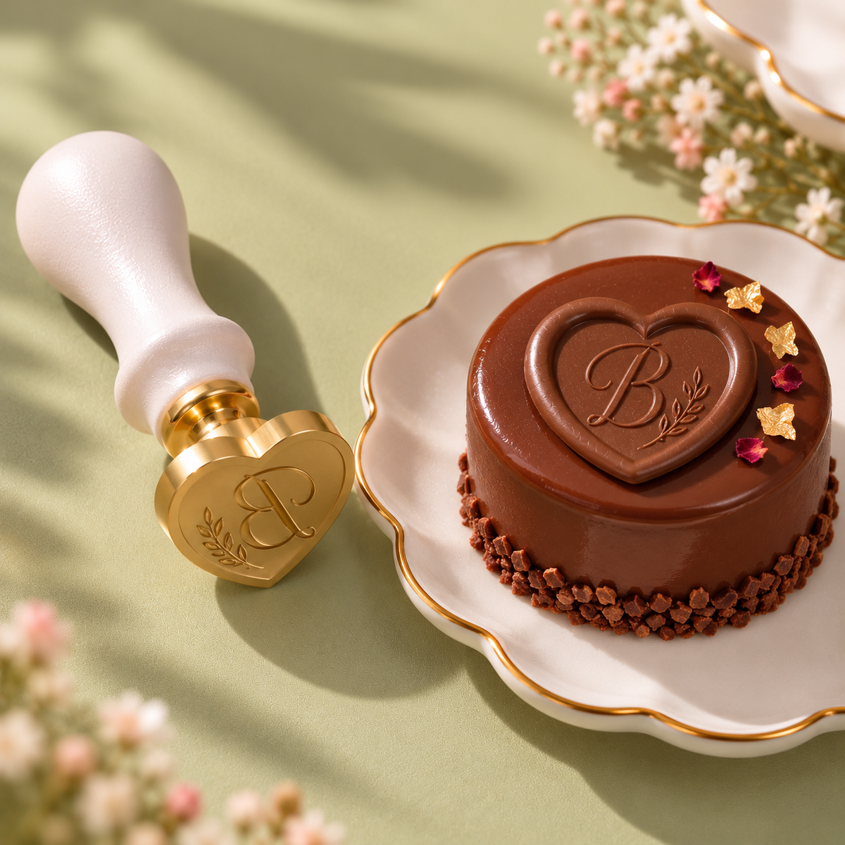 Sello para chocolate personalizado