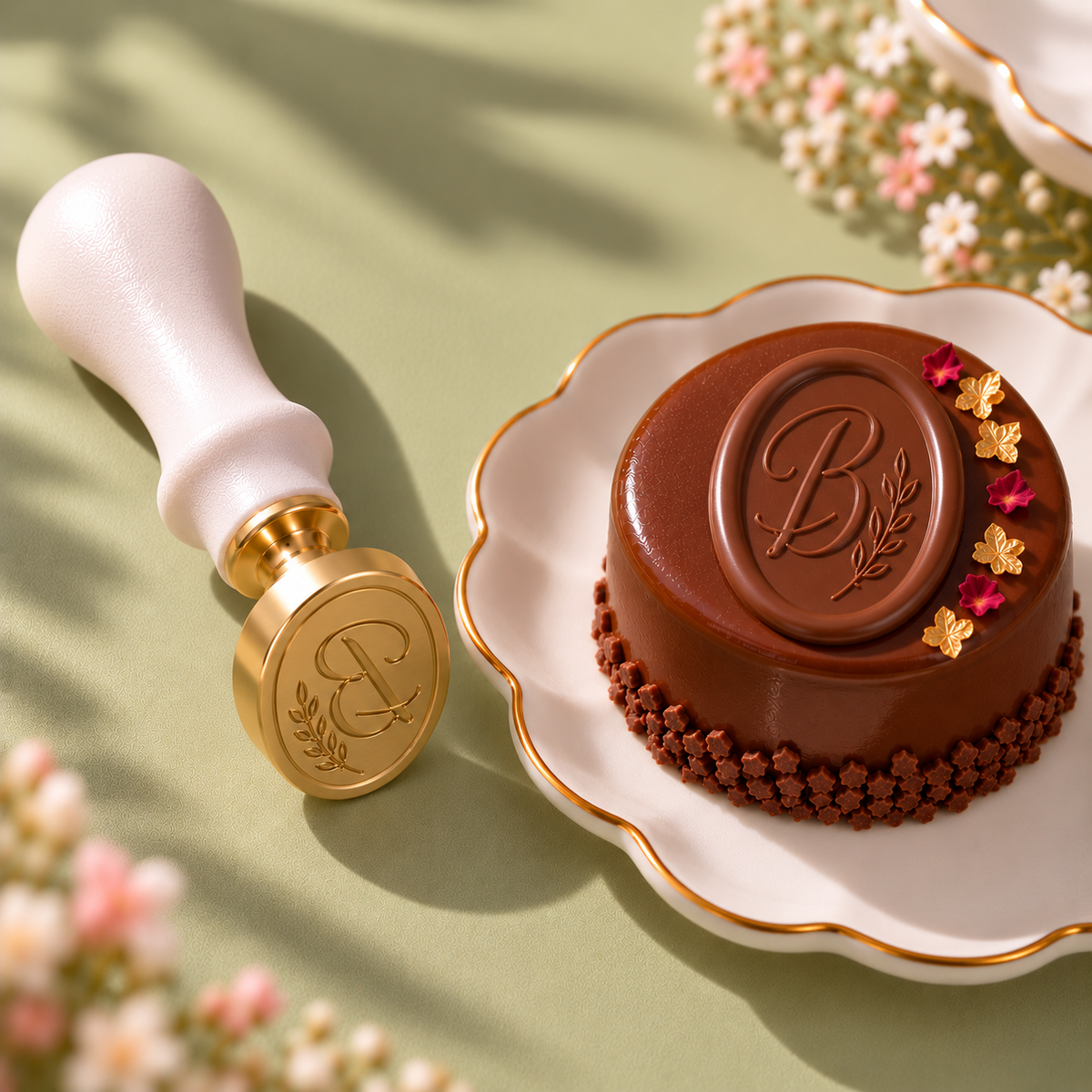 Sello para chocolate personalizado