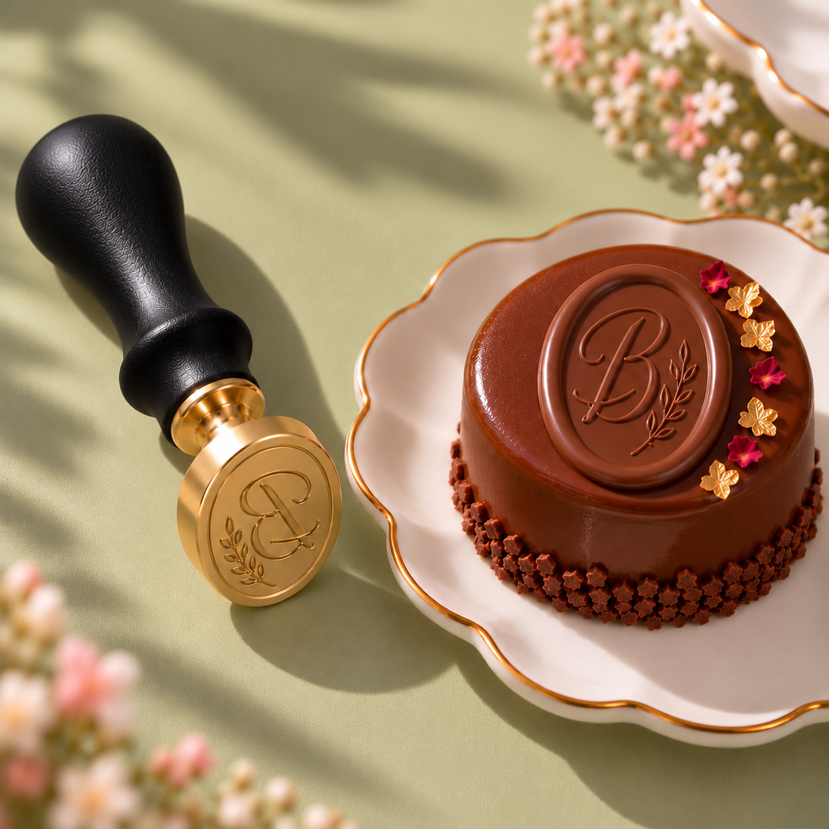 Sello para chocolate personalizado