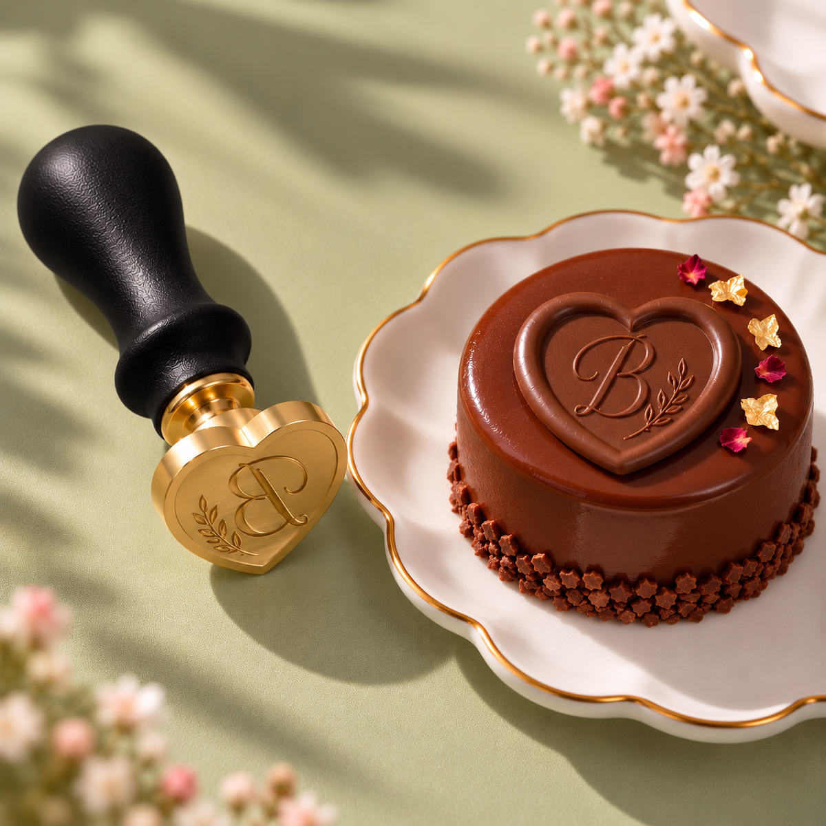 Sello para chocolate personalizado