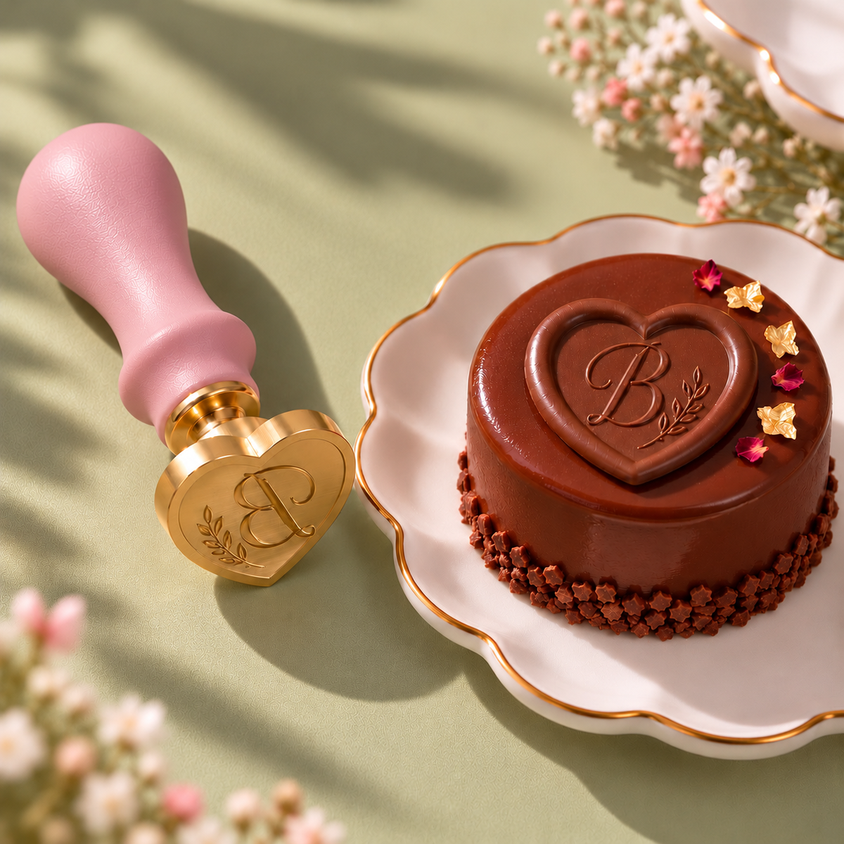 Sello para chocolate personalizado